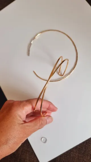 Pack 2 Chokers Rigidos ZARA Dorados