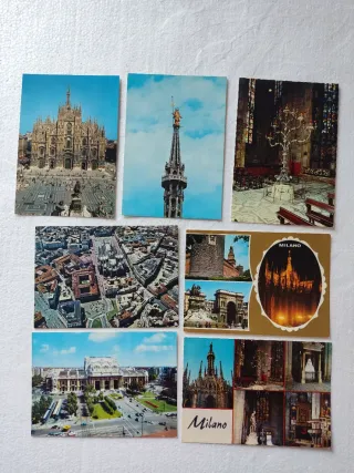 23 Postales Antiguas Milán