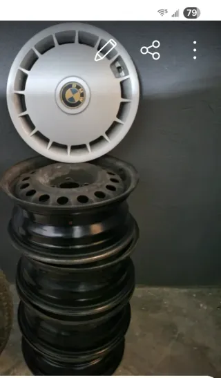 Llantas 15 BMW E30 4 tornillos 100