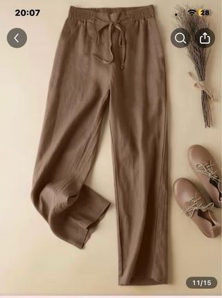 Pantalones marrones verano