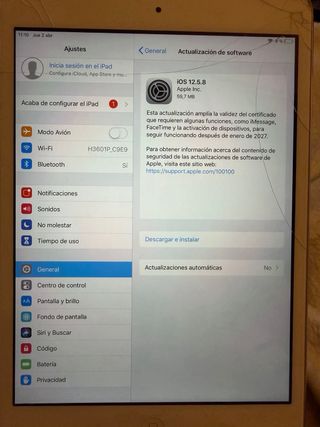 iPad Mini 2 Plata.