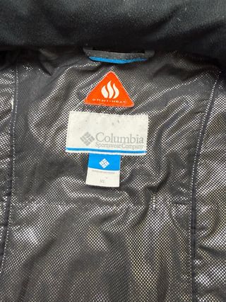 Cazadora Columbia Hombre XL Negra Omni Heat