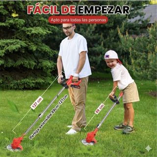 Desbrozadora inalámbrica cortacésped. PRECINTADA