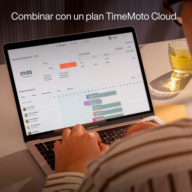 Terminal fichaje nube TimeMoto TM-616 RFID+PIN