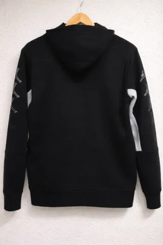 Jordan sudadera negra hoodie hombre M logo grande