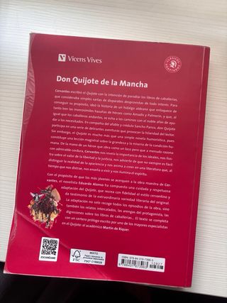 Adaptación del Quijote para la ESO.
