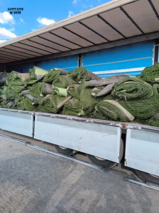 Césped artificial reciclado