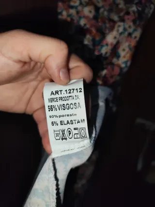 Vestido floral mujer manga corta