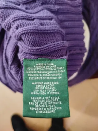 Jersey Ralph Lauren Morado Talla M