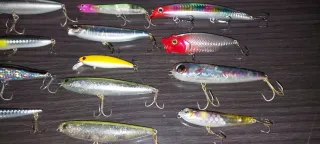 Pack 36 señuelos pesca spinning