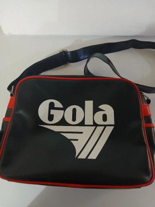 Borsa a tracolla Gola nera e rossa