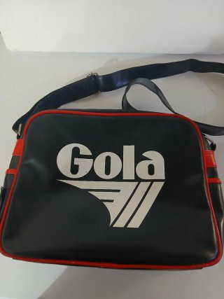 Borsa a tracolla Gola nera e rossa