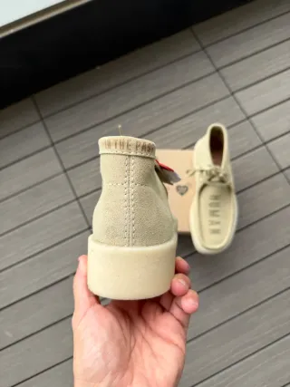 Clarks Wallabee x Human Made Beige