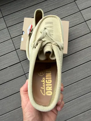 Clarks Wallabee x Human Made Beige
