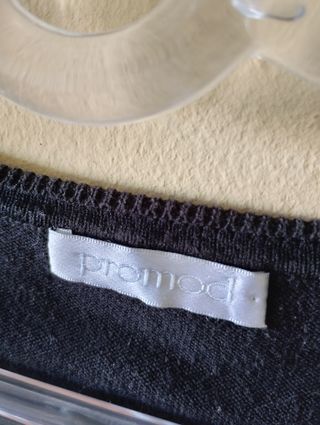 Torera PROMOD negra abotonada sin mangas