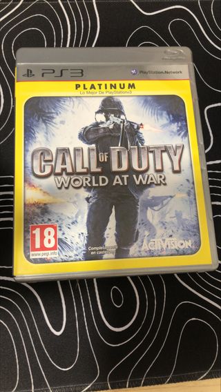 Call of Duty World at War PS3 Platinum