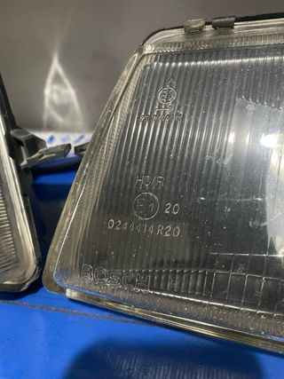 Faros Opel Vectra A fondo negro