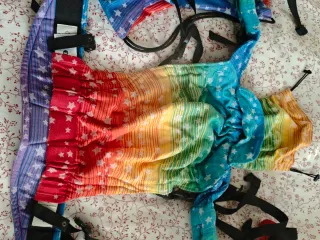 Mochila Portabebés Arcoíris Estrellas