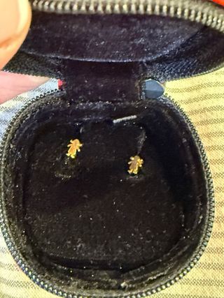 Pendientes Tous niña oro 18k rosca