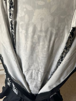 Vestido Flamenco Negro y Blanco