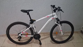 Bicicleta Rockrider ST 100 Blanca