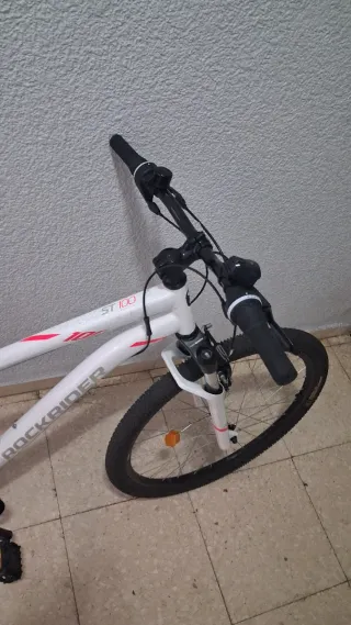Bicicleta Rockrider ST 100 Blanca