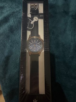 Reloj Maseratti sucesso Azul y Dorado