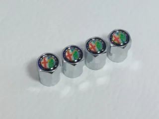 Alfa Romeo 4 Tapones de Valvula Neumaticos Llantas