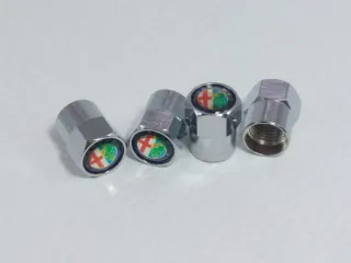 Alfa Romeo 4 Tapones de Valvula Neumaticos Llantas