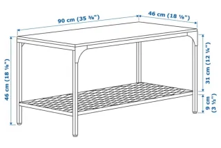 Mesa centro Fjällbo · Ikea · Hogar perfecto estado
