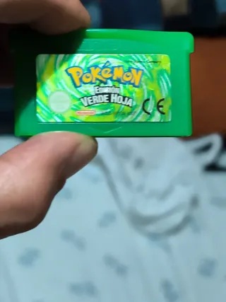 Cartucho Pokémon Verde Hoja GBA