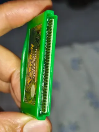 Cartucho Pokémon Verde Hoja GBA
