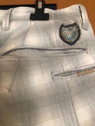 Pantalone uomo White Siviglia tg 32 100% cotone