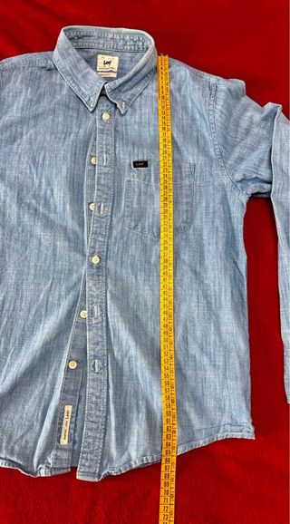Camicia Lee Chambray Celeste