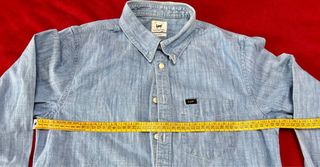 Camicia Lee Chambray Celeste