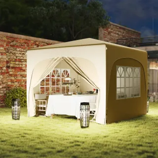 Cenador Plegable 3x3m Beige
