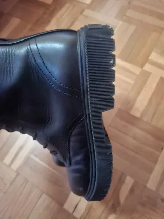 Botas de piel negras talla 34
