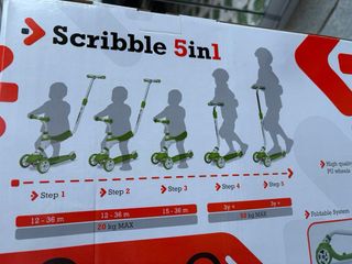 Patinete infantil 5 en 1 verde