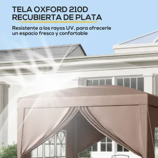 Carpa Plegable 3x3m con 4 Paredes