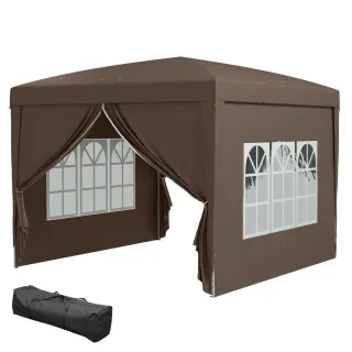 Carpa Plegable 3x3m con 4 Paredes
