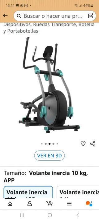 Bicicleta Elíptica Cecotec Motorpro Casi Nueva