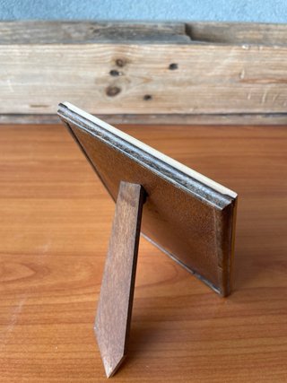 Cornice portafoto tavolo vintage argento 800