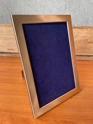 Cornice portafoto tavolo vintage argento 800