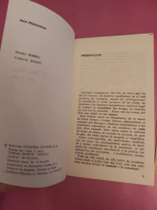 El Libro rojo del cole (Serie Pedagogía)
