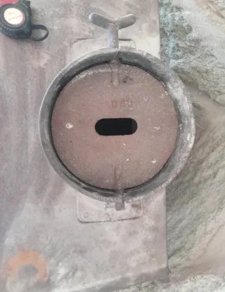 Chimenea leña metal fundición