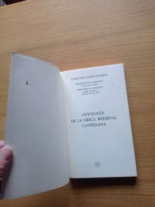 Antología de la Lírica Medieval Castellana