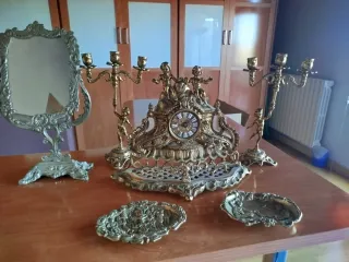 Conjunto Bronce Adornos Vintage