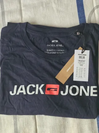 Camiseta Jack & Jones Azul Talla XXL