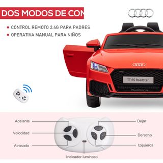 Macchina elettrica per bambini Audi TT HOMCOM