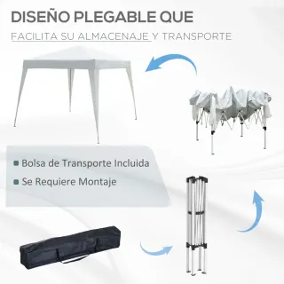 Carpa Plegable 3x3m Pop-up Cenador